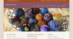 Desktop Screenshot of desertfiberarts.org